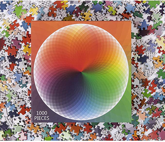 Os 14 quebra-cabeças de 1000 peças mais desafiadores: 1000 peças um arco-iris