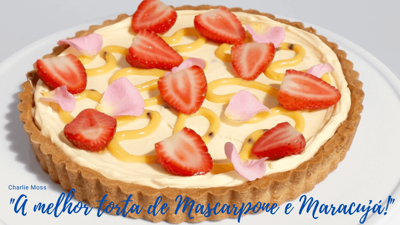 A melhor torta de Mascarpone e Maracujá!