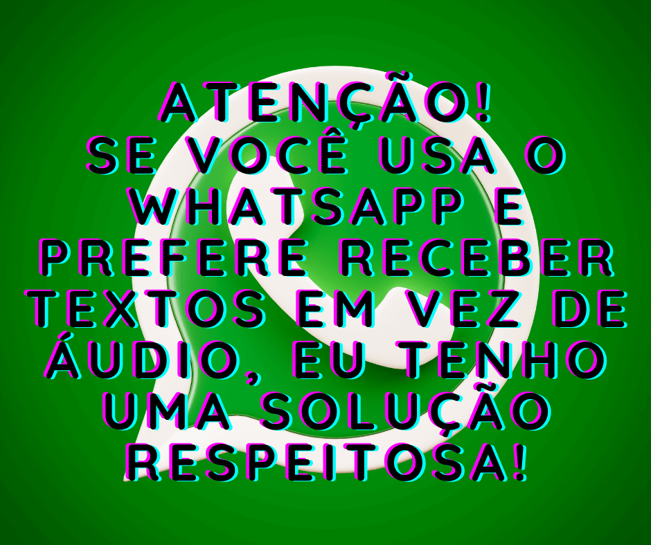 Mensagem de voz no Whatsapp
