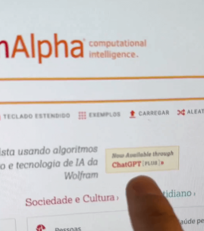 Integração do Wolfram Alpha com o Chat GPT 